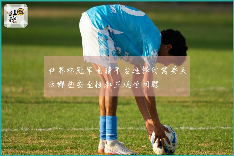 世界杯冠军竞猜平台选择时需要关注哪些安全性和正规性问题